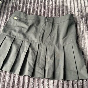 Lacoste Black Mini Pleated Skirt